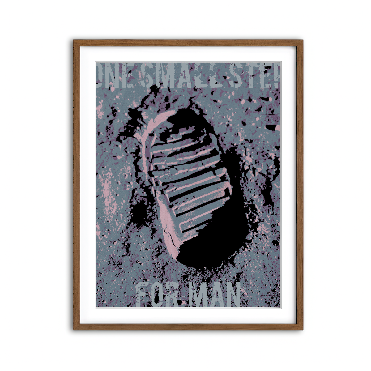 Framed Print 3x4 Walnut