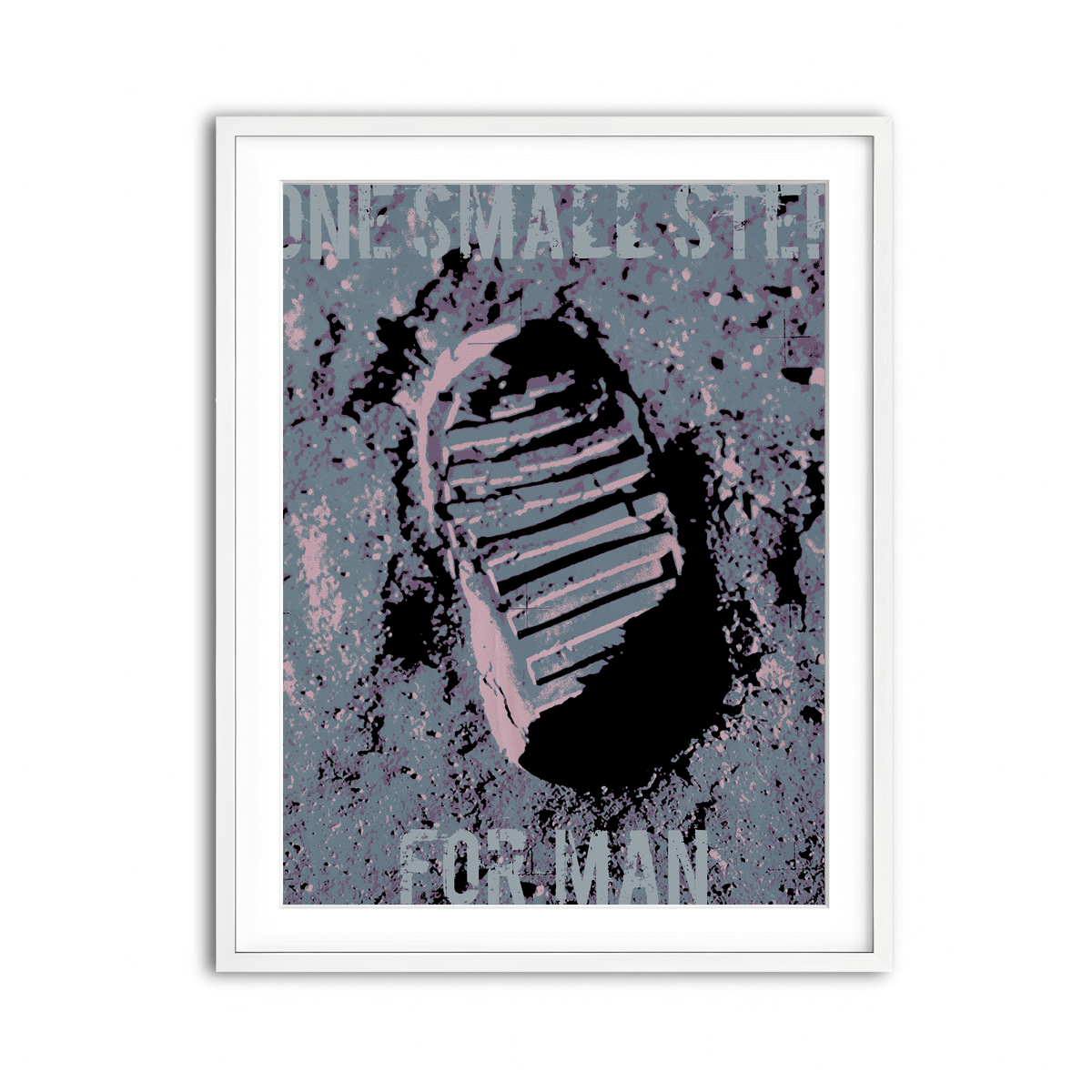 Framed Print 3x4 White