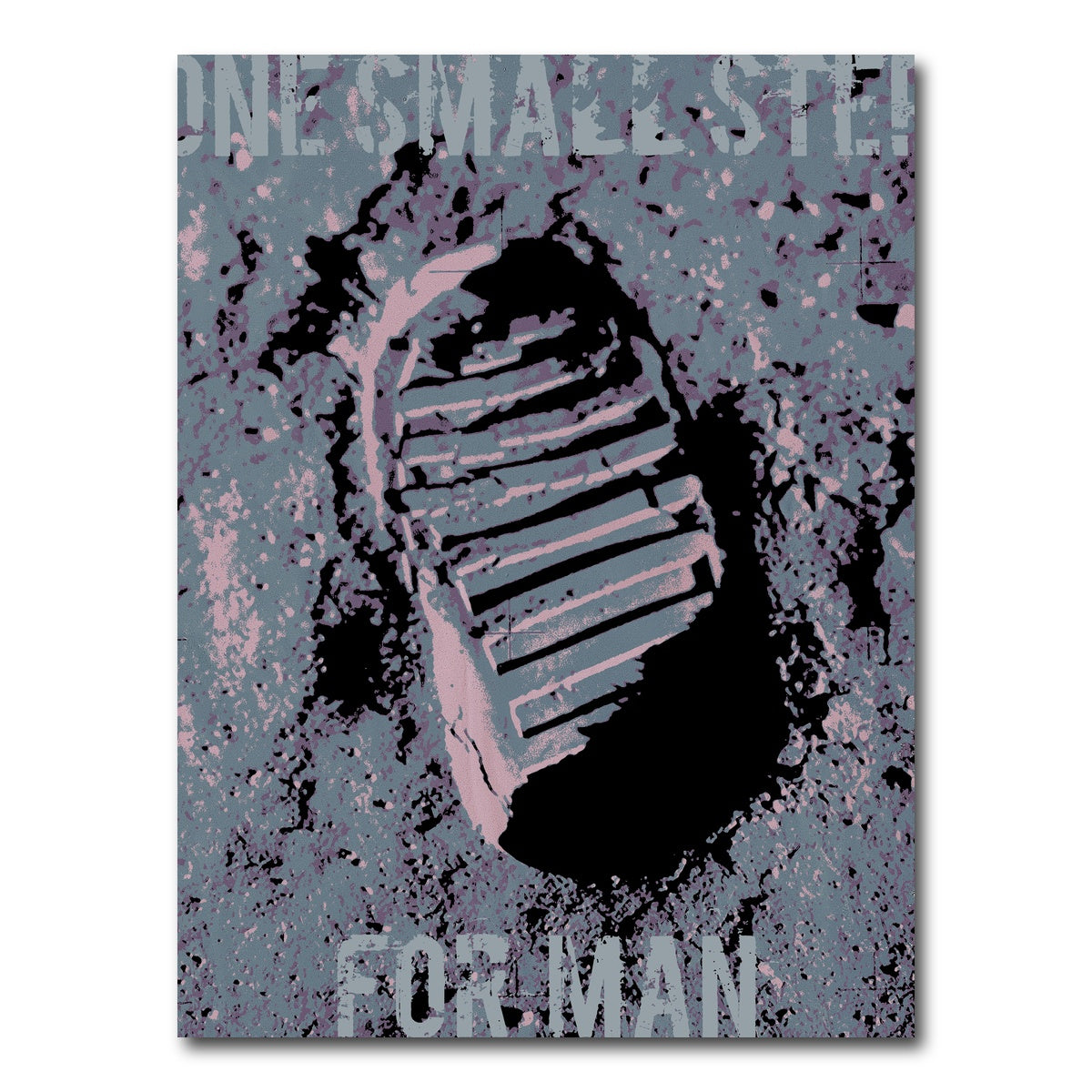 AUTO-MOCKUP WHITE | One small step | 1 Piece | Gallery Wrap Canvas | group=3x4