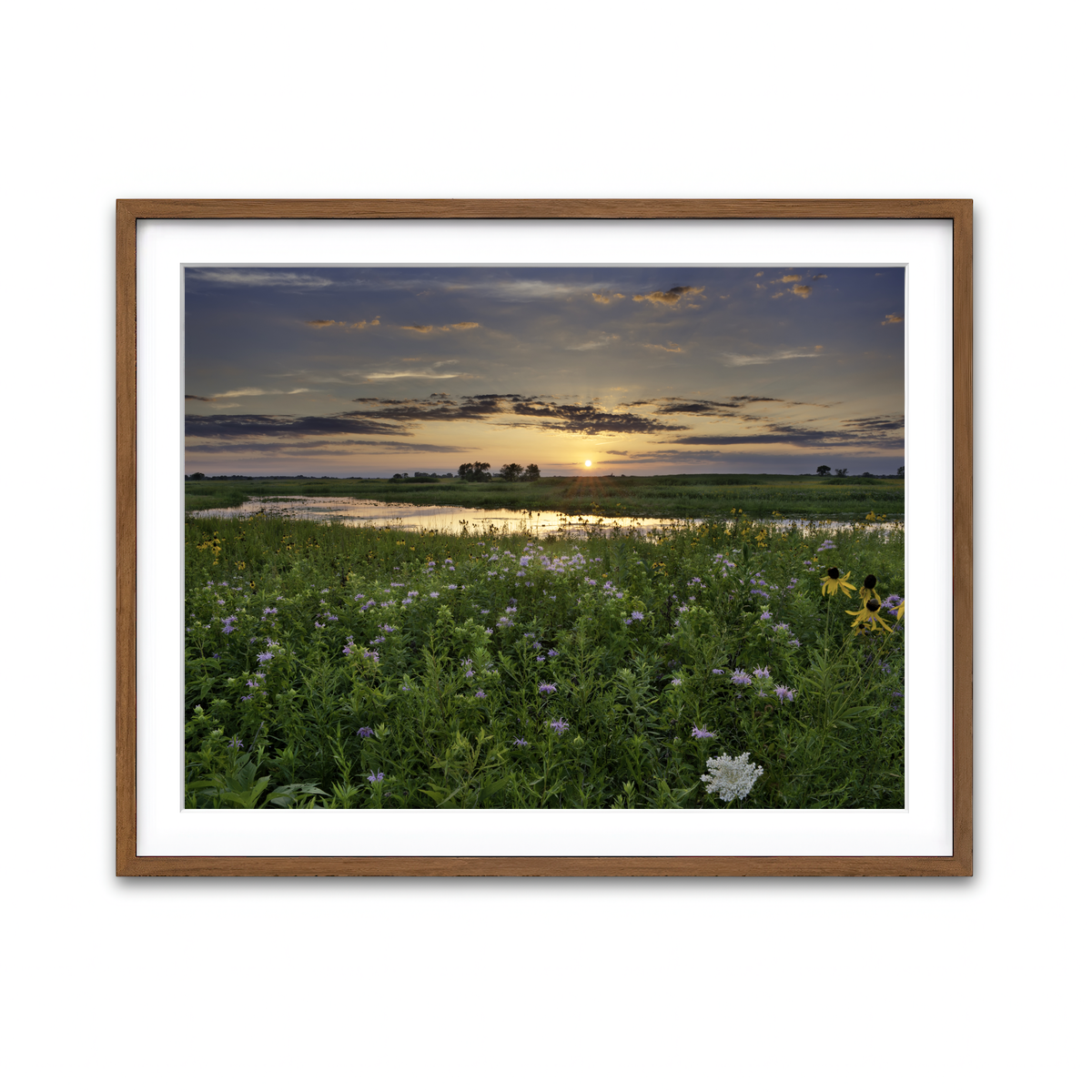 Framed Print 4x3 Walnut