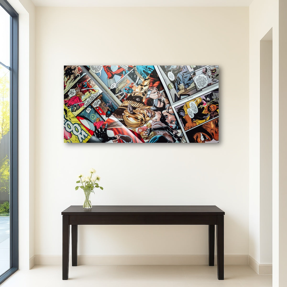 AUTO-MOCKUP ROOM | Open comic book pages