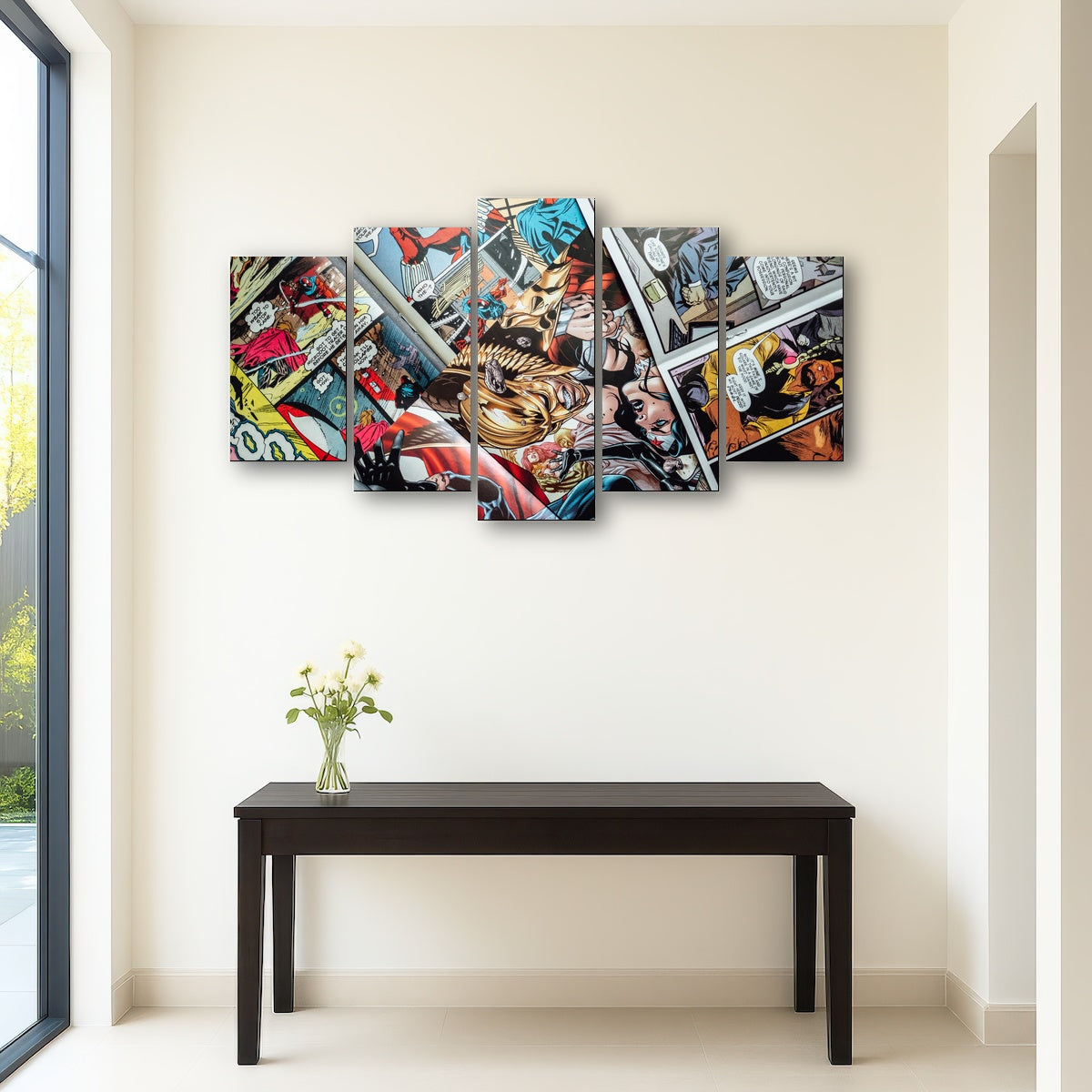 AUTO-MOCKUP ROOM | Open comic book pages