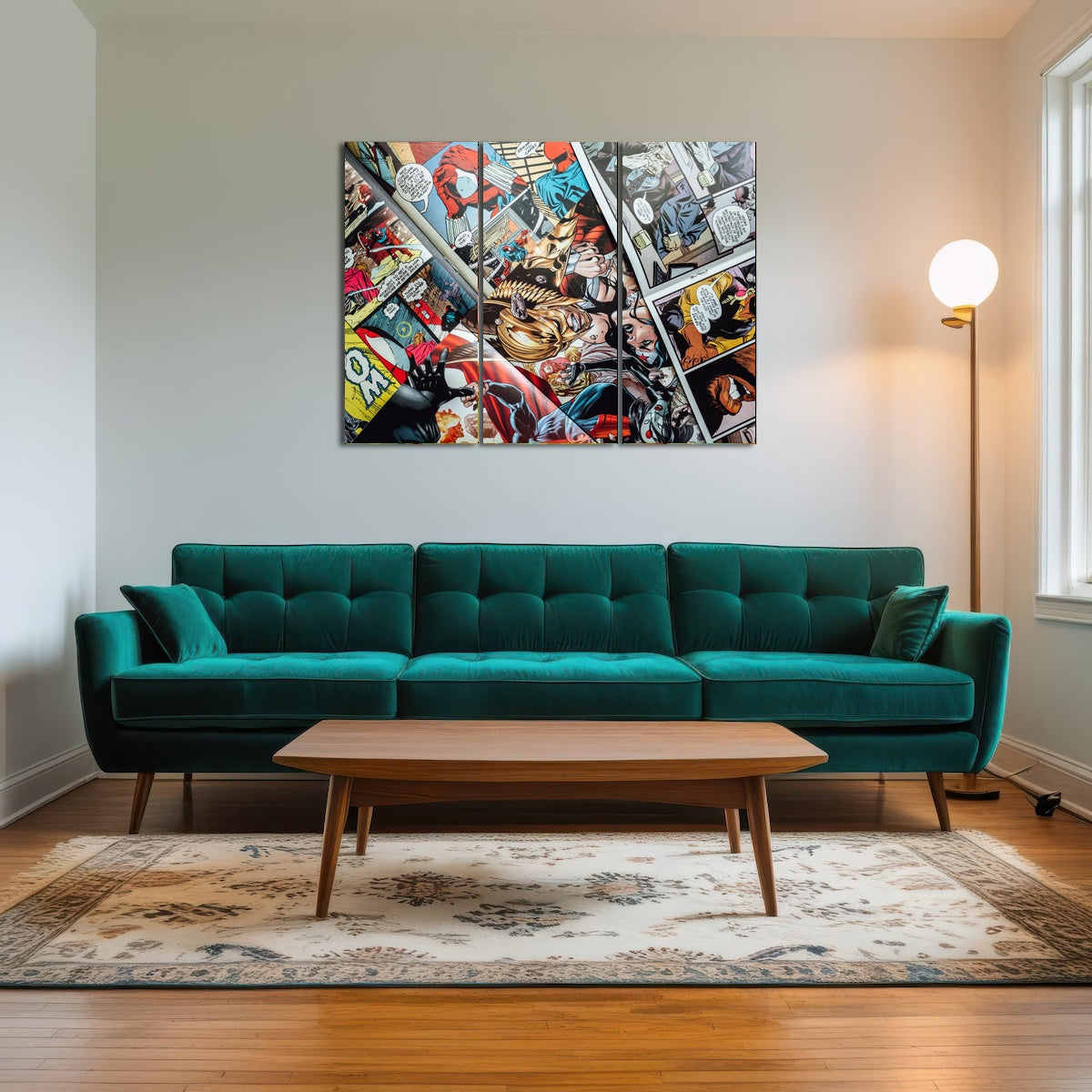 AUTO-MOCKUP ROOM | Open comic book pages