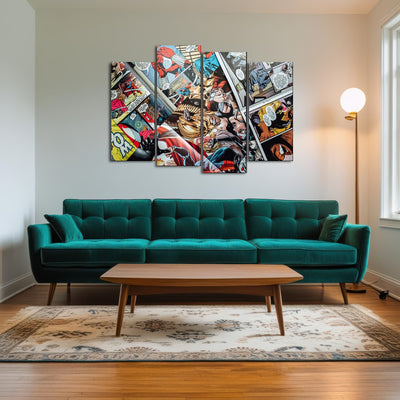 AUTO-MOCKUP ROOM | Open comic book pages