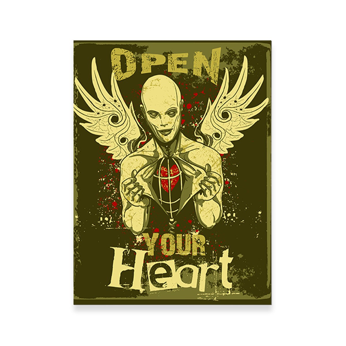 Open Your Heart Wall Art