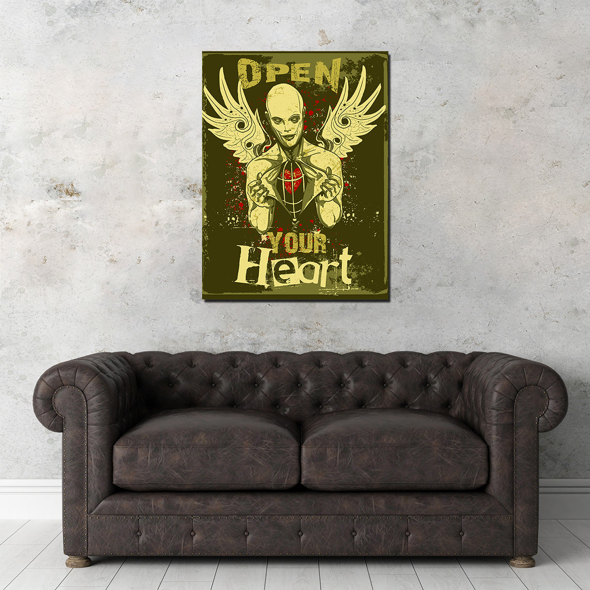 Open Your Heart Wall Art