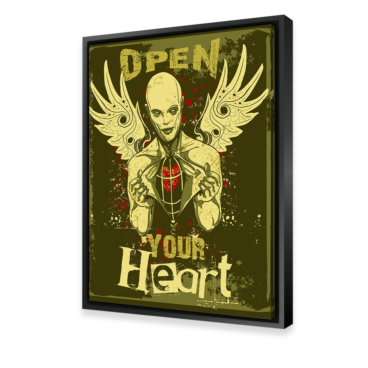 Open Your Heart Wall Art