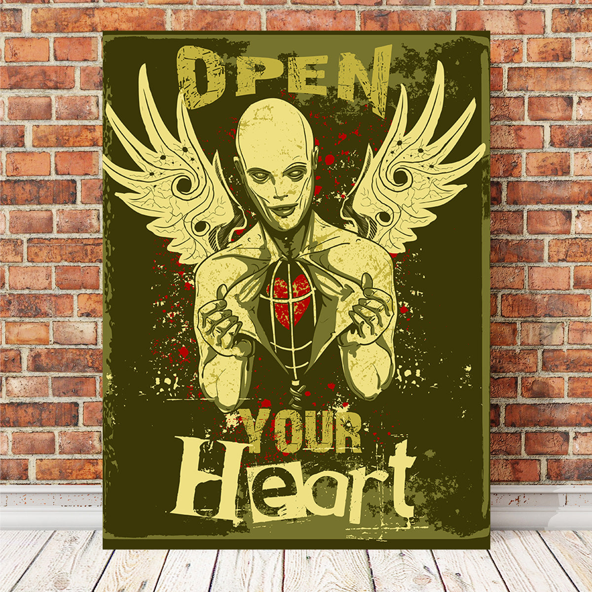 Open Your Heart Wall Art