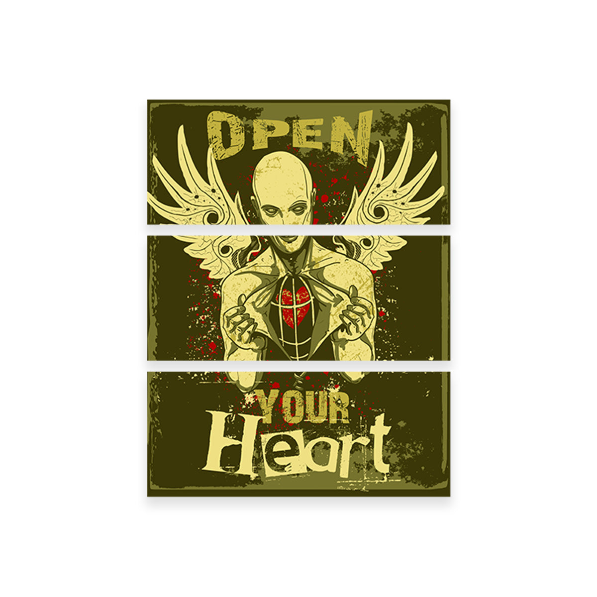 Open Your Heart Wall Art