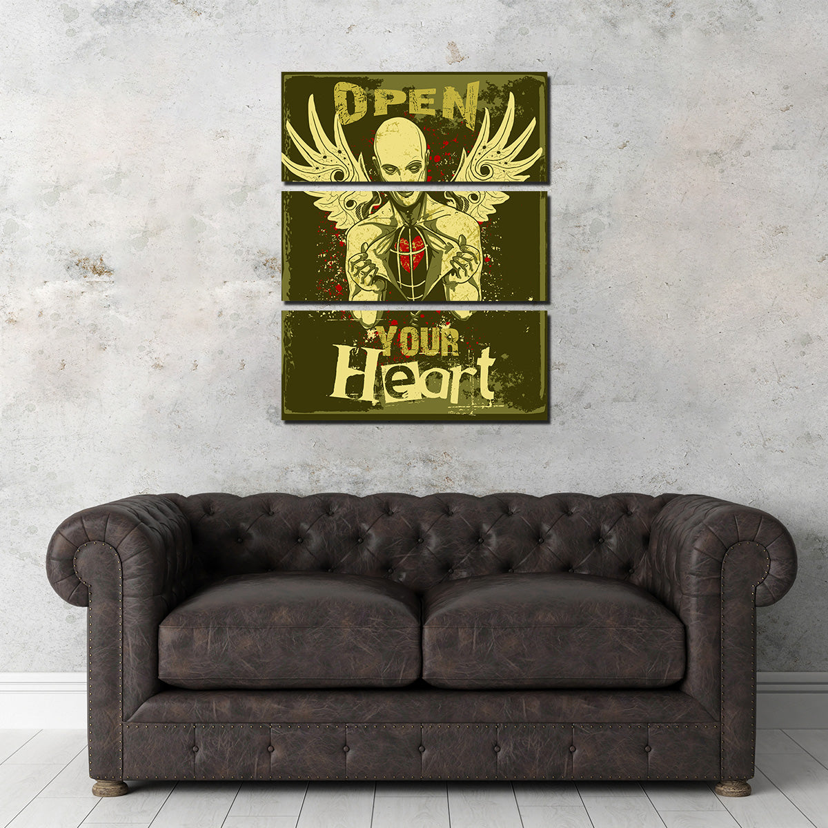 Open Your Heart Wall Art