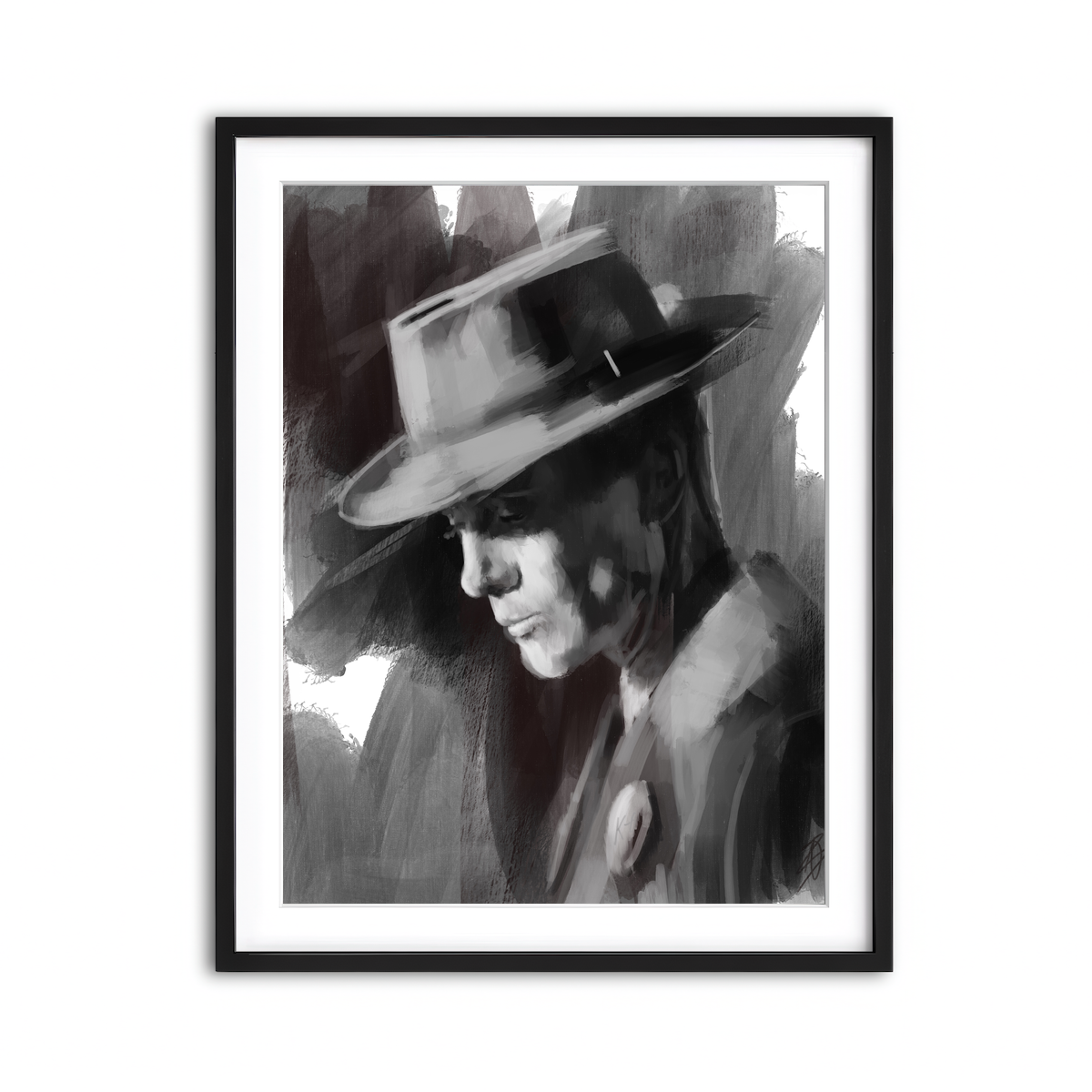 Framed Print 3x4 Black