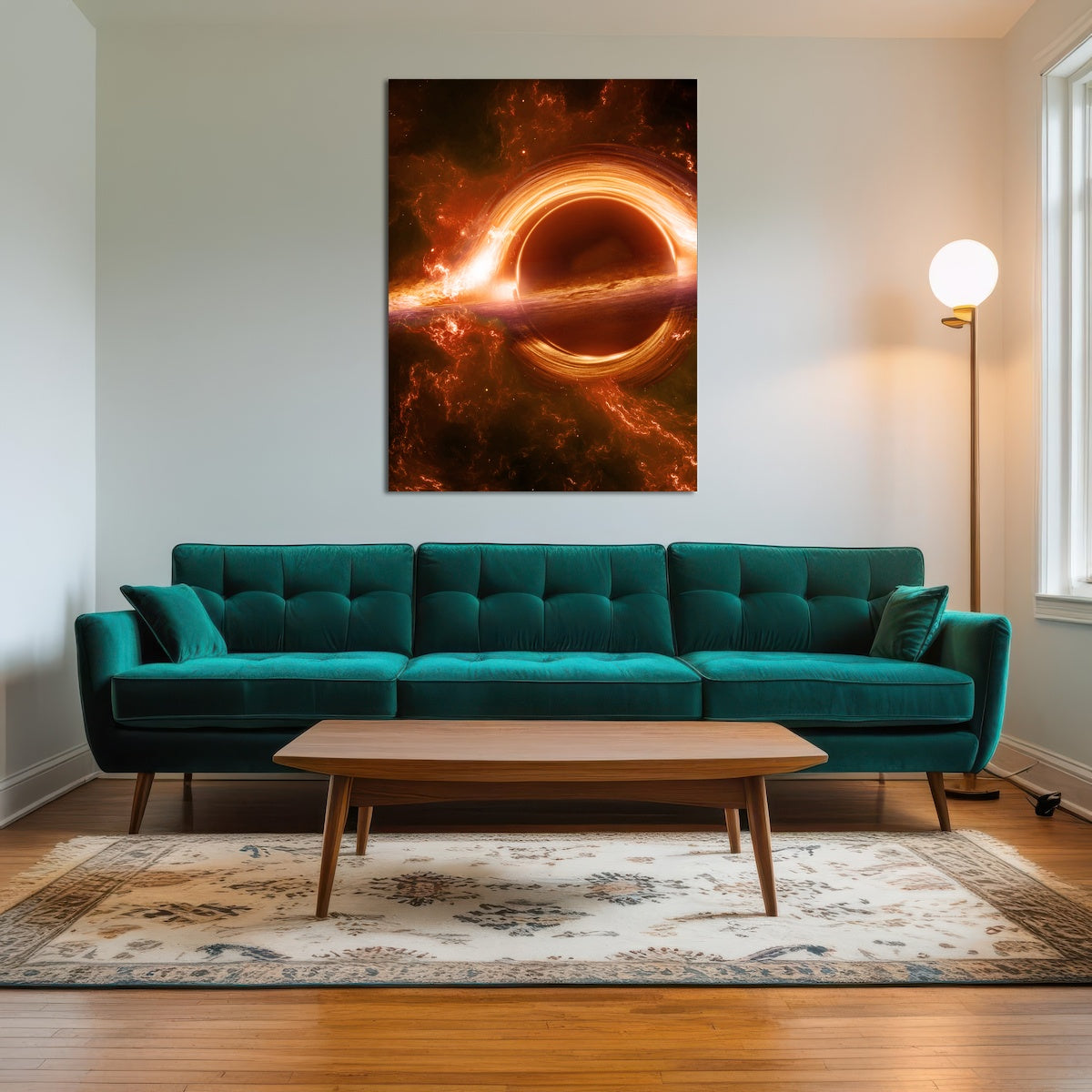 AUTO-MOCKUP ROOM | Orange Black Hole