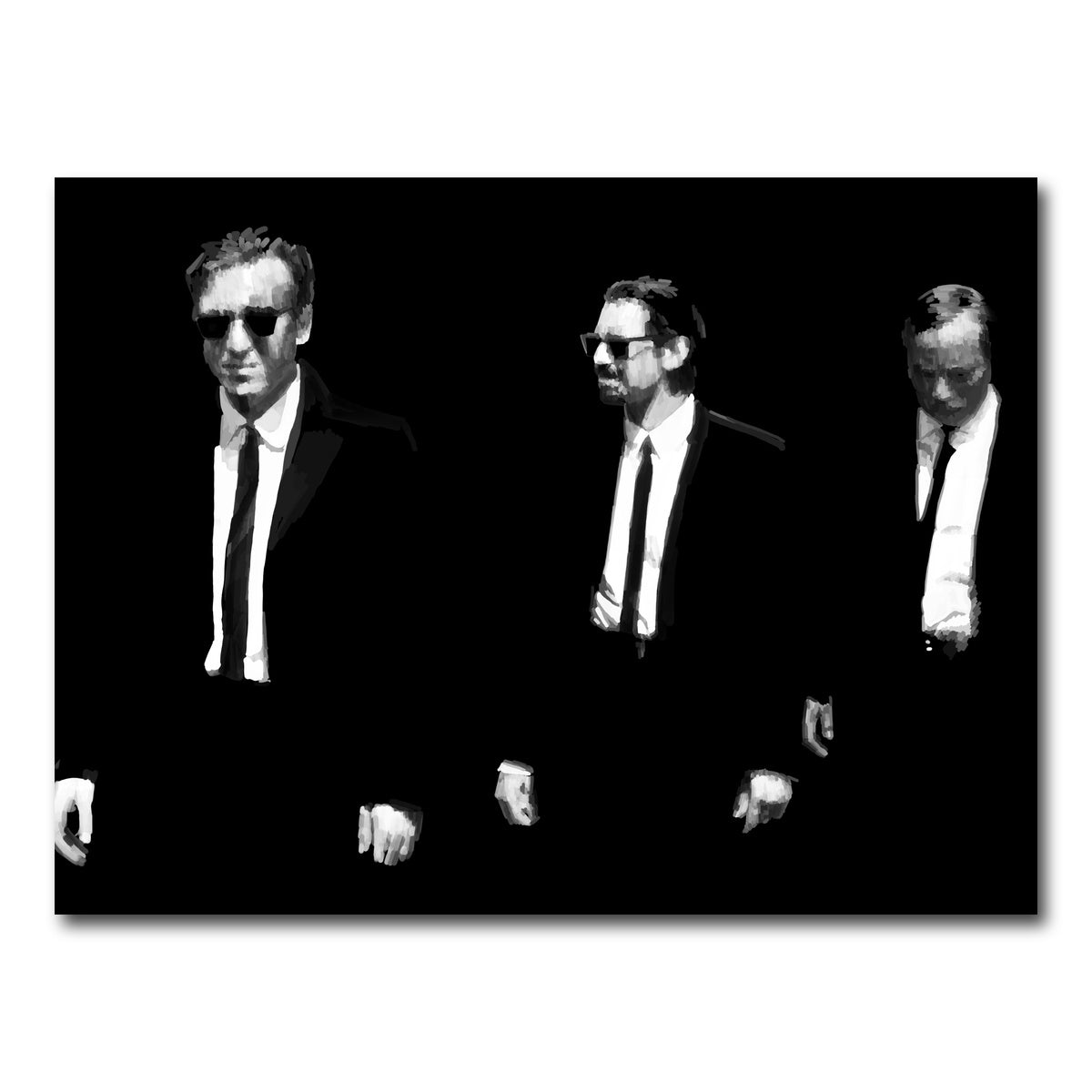 AUTO-MOCKUP WHITE | Orange Pink and Blue | 1 Piece | Gallery Wrap Canvas | group=4x3