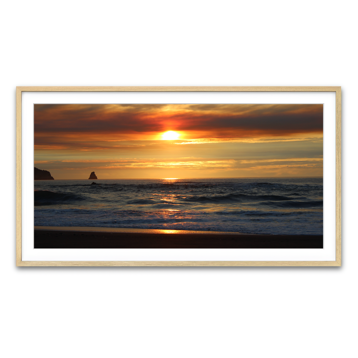 Framed Print 2x1 Natural