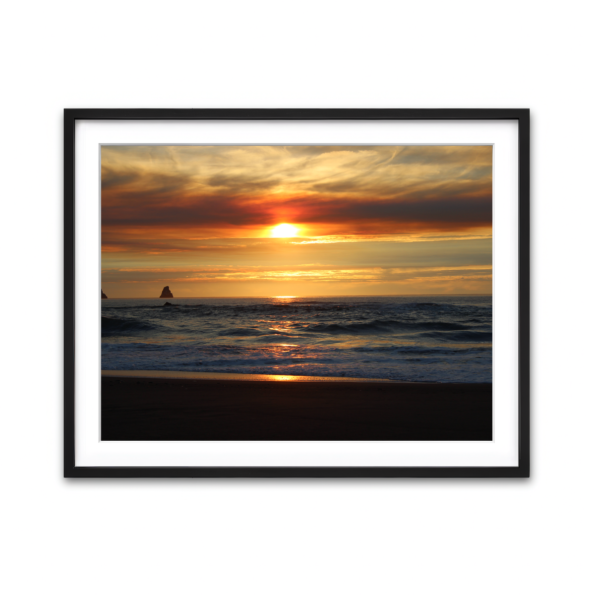 Framed Print 4x3 Black