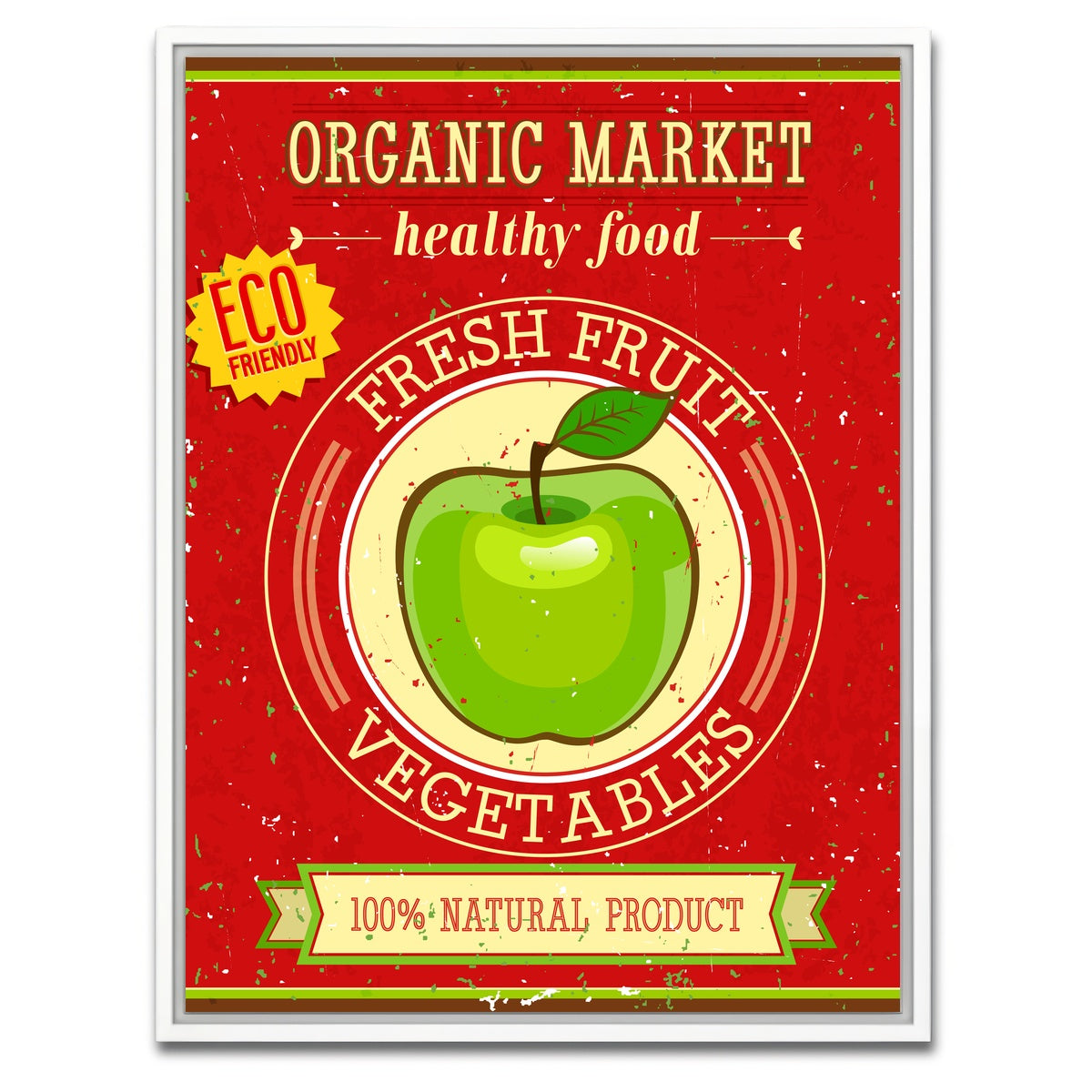 AUTO-MOCKUP WHITE | Organic Market | 1 Piece | White Framed Canvas | group=3x4