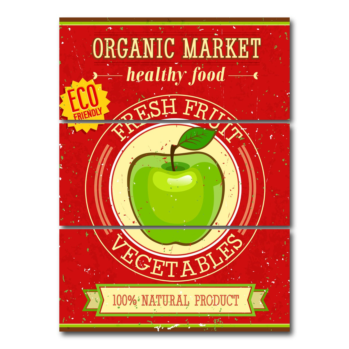 AUTO-MOCKUP WHITE | Organic Market | 3 Piece | Gallery Wrap Canvas | group=8x18_stacked