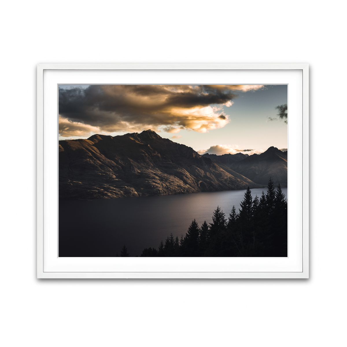 Framed Print 4x3 White
