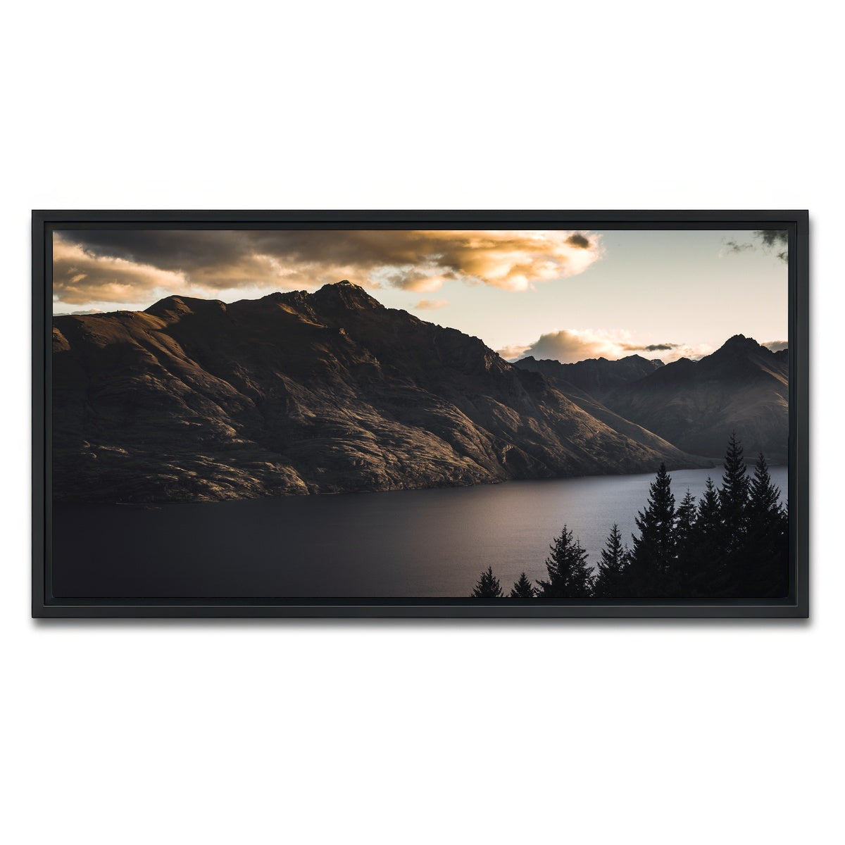 AUTO-MOCKUP WHITE | Otago Peaks | 1 Piece | Black Framed Canvas | group=2x1