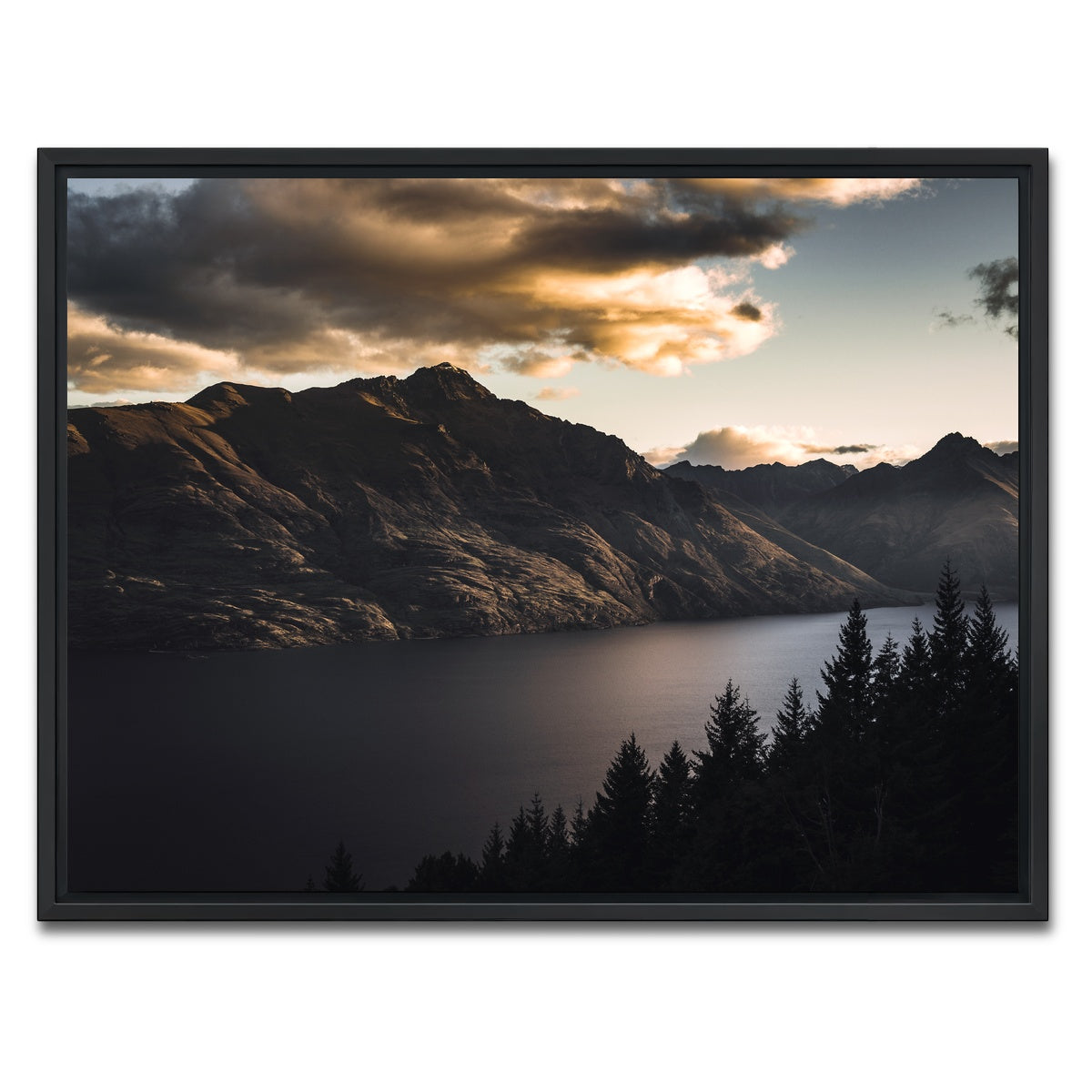 AUTO-MOCKUP WHITE | Otago Peaks | 1 Piece | Black Framed Canvas | group=4x3