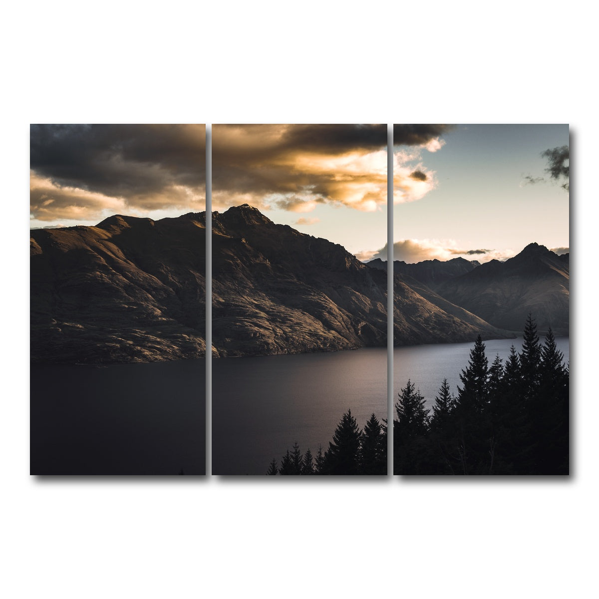 AUTO-MOCKUP WHITE | Otago Peaks | 3 Piece | Gallery Wrap Canvas | group=12x24