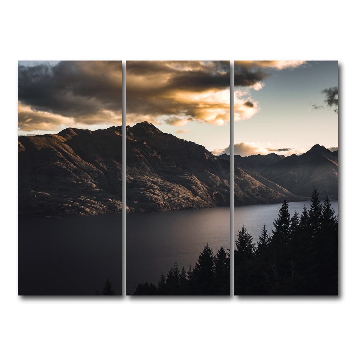 AUTO-MOCKUP WHITE | Otago Peaks | 3 Piece | Gallery Wrap Canvas | group=8x18