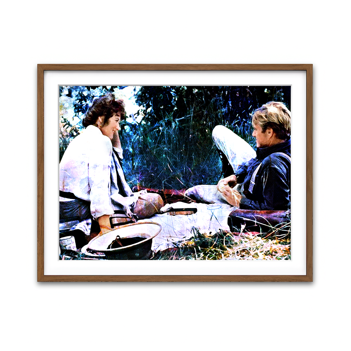 Framed Print 4x3 Walnut