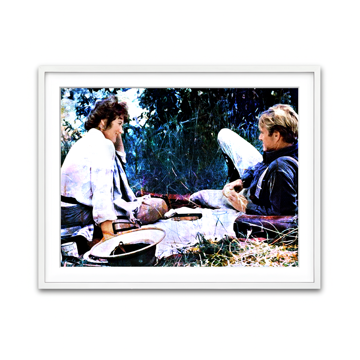 Framed Print 4x3 White