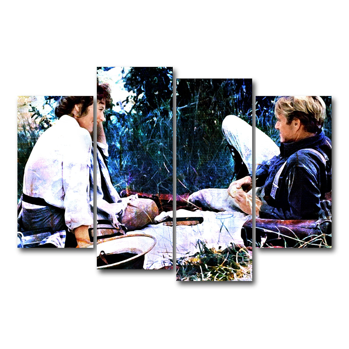 AUTO-MOCKUP WHITE | Out Of Africa | 4 Piece | Gallery Wrap Canvas | group=4_short