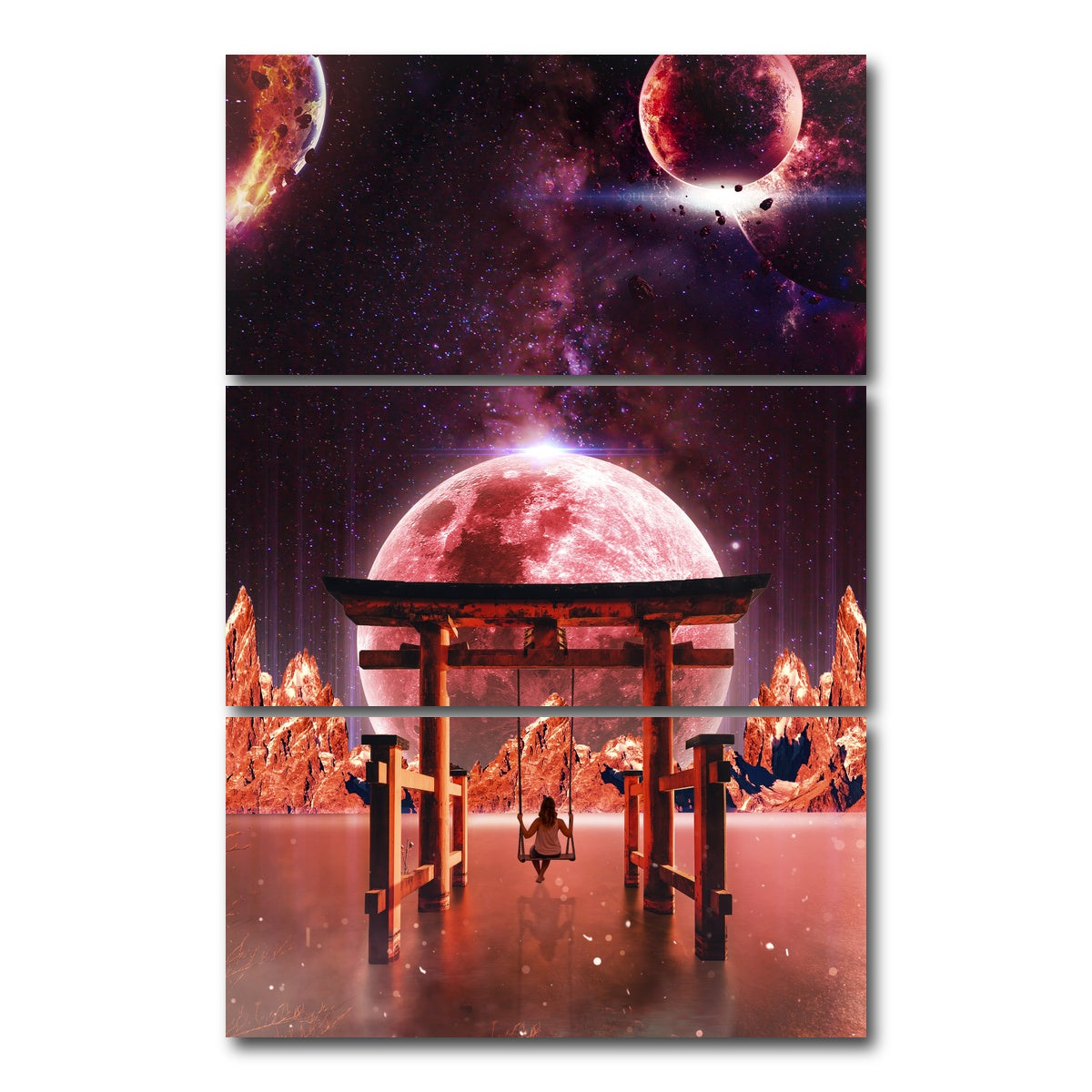 AUTO-MOCKUP WHITE | Out of Reach | 3 Piece | Gallery Wrap Canvas | group=12x24_stacked