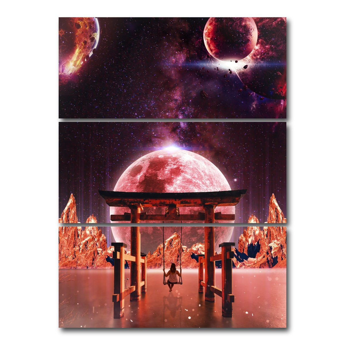 AUTO-MOCKUP WHITE | Out of Reach | 3 Piece | Gallery Wrap Canvas | group=8x18_stacked