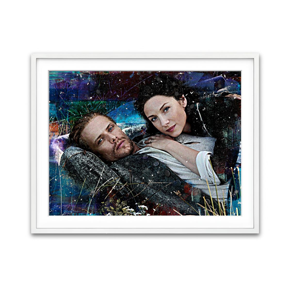 Framed Print 4x3 White