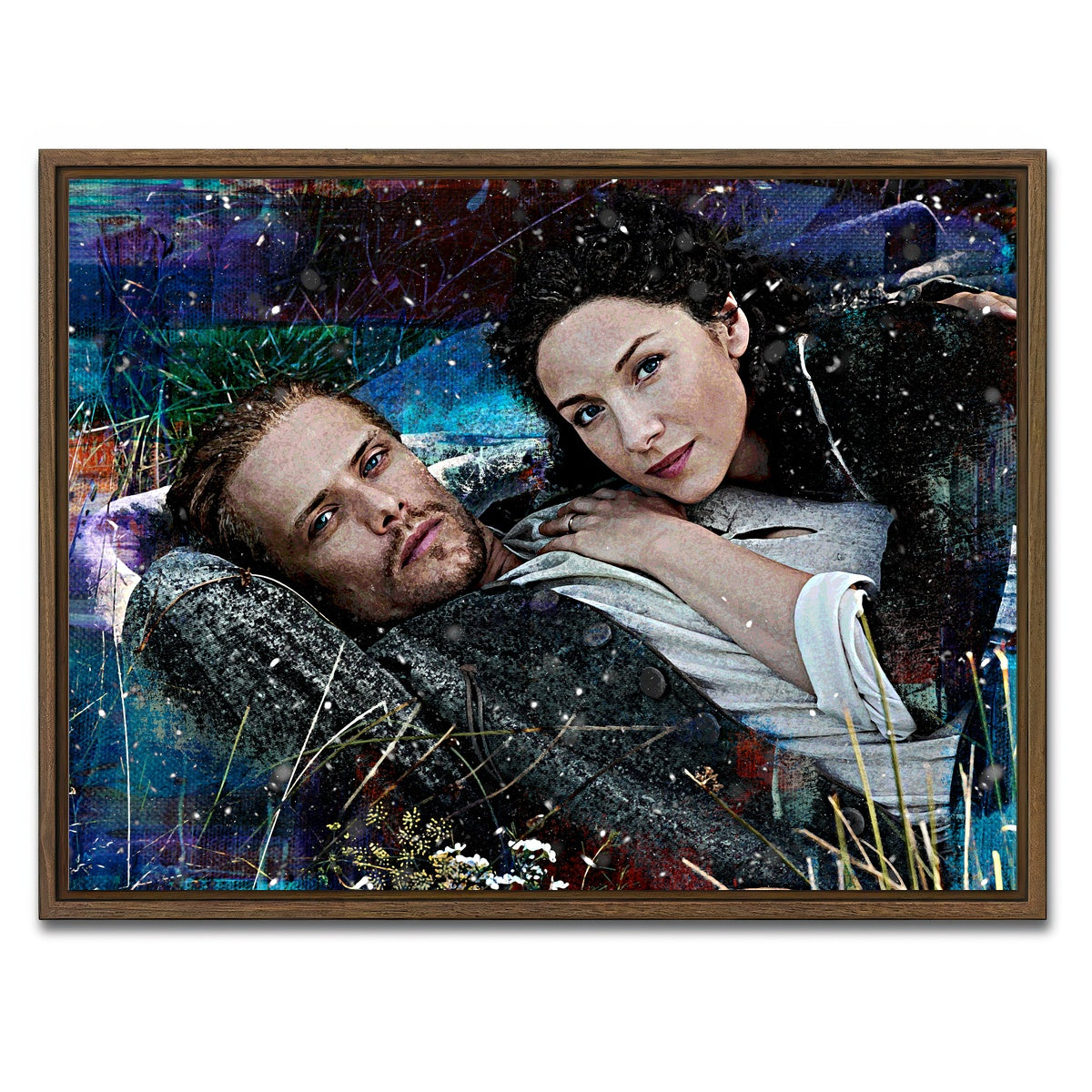 AUTO-MOCKUP WHITE | Outlander | 1 Piece | Walnut Framed Canvas | group=4x3