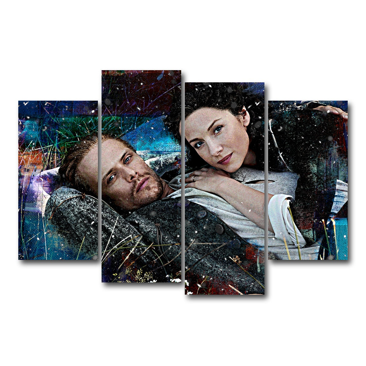 AUTO-MOCKUP WHITE | Outlander | 4 Piece | Gallery Wrap Canvas | group=4_short