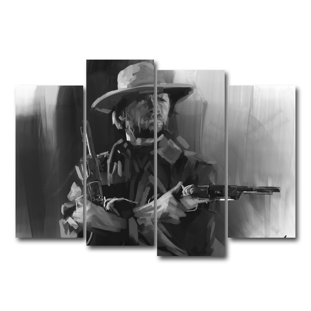 AUTO-MOCKUP WHITE | Outlaw | 4 Piece | Gallery Wrap Canvas | group=4_normal