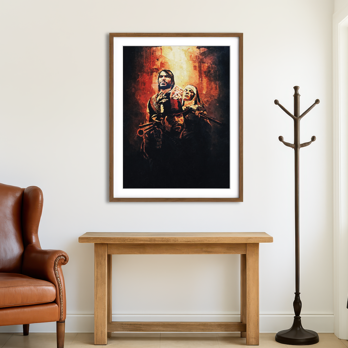 AUTO-MOCKUP ROOM | Outlaw For Life Wall Art