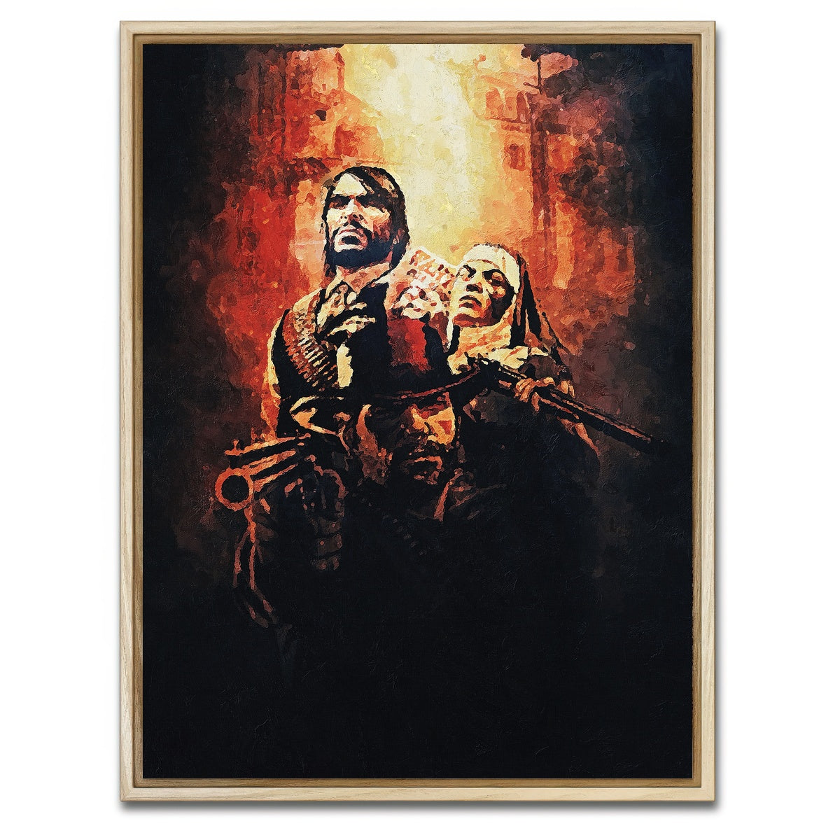 AUTO-MOCKUP WHITE | Outlaw for Life | 1 Piece | Natural Framed Canvas | group=3x4