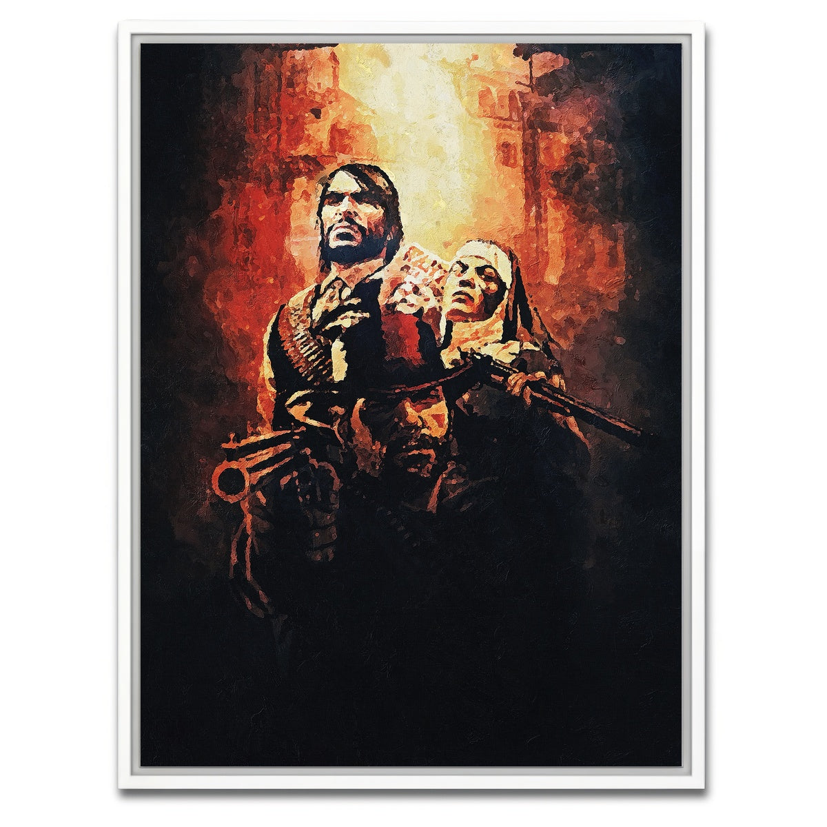 AUTO-MOCKUP WHITE | Outlaw for Life | 1 Piece | White Framed Canvas | group=3x4