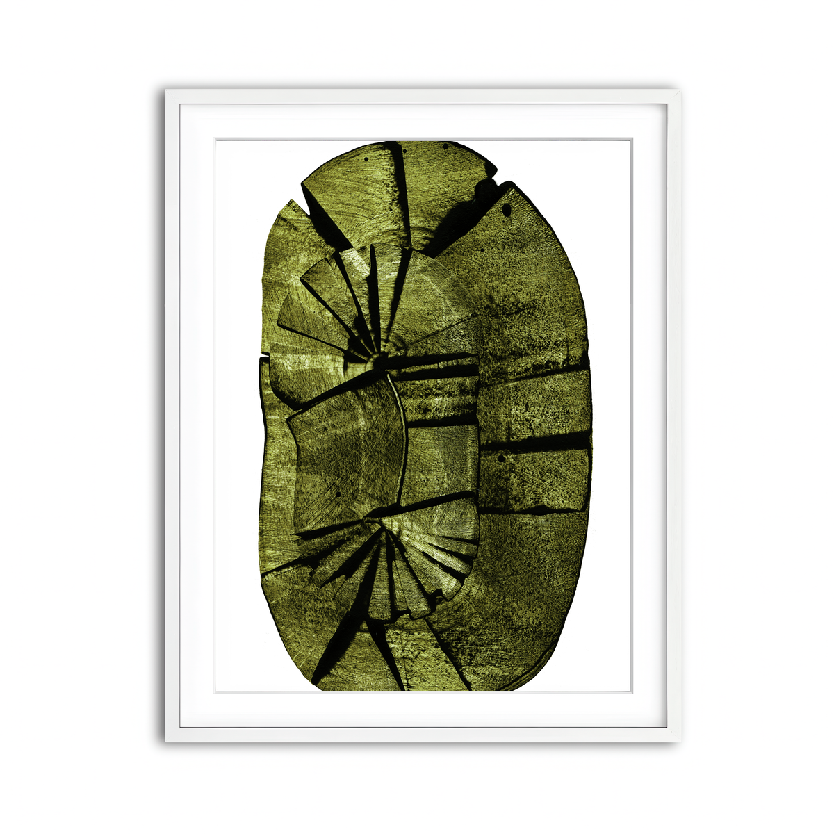Framed Print 3x4 White