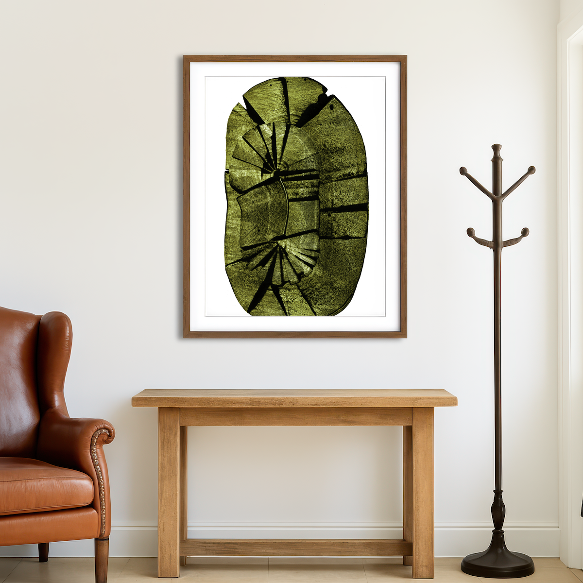 AUTO-MOCKUP ROOM | Oval Stump Wall Art