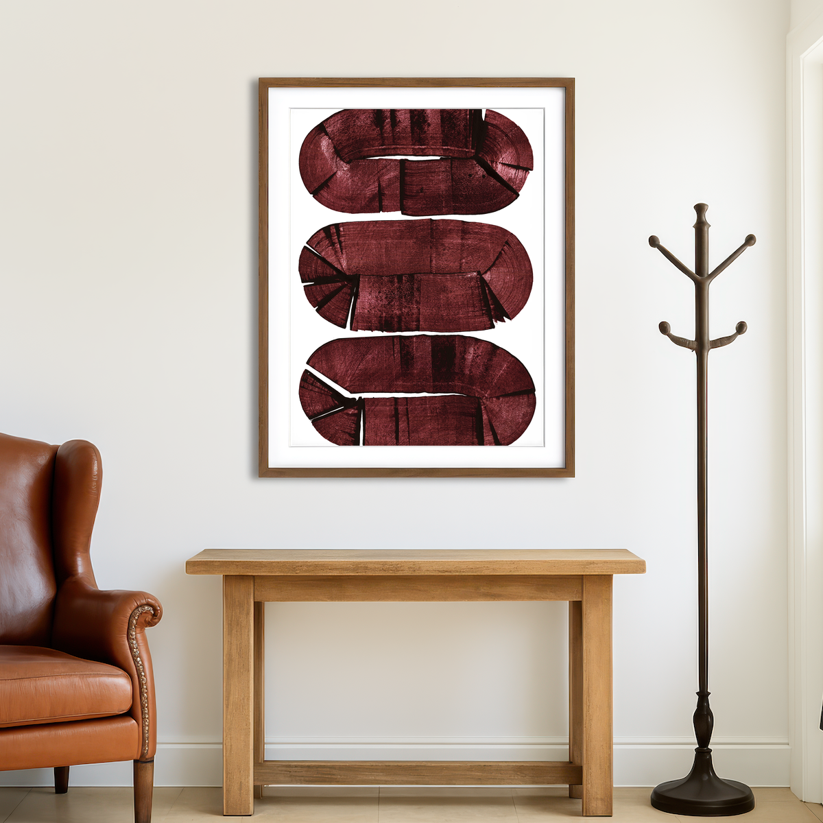 AUTO-MOCKUP ROOM | Oval Woods Wall Art