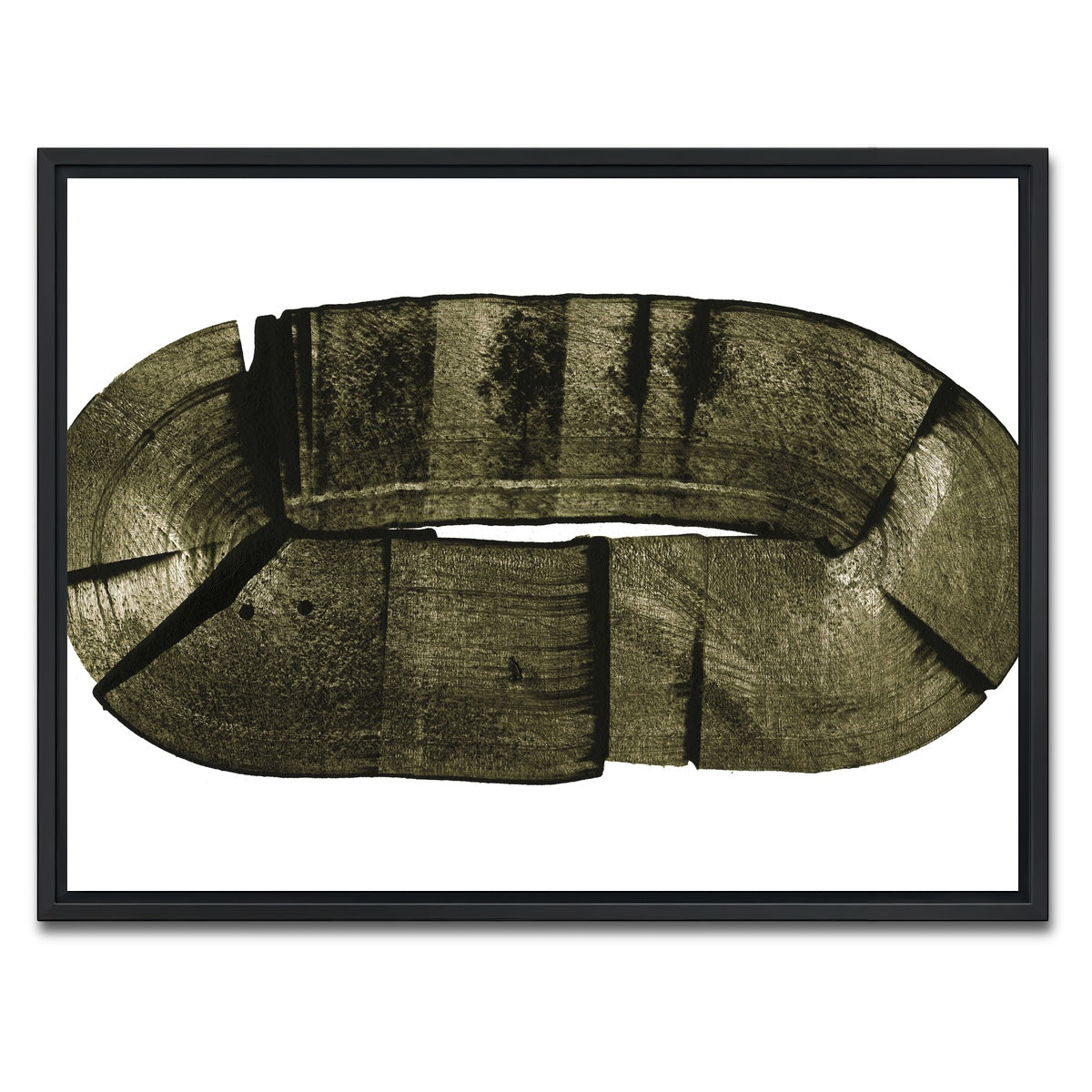 AUTO-MOCKUP WHITE | Oval lumber | 1 Piece | Black Framed Canvas | group=4x3
