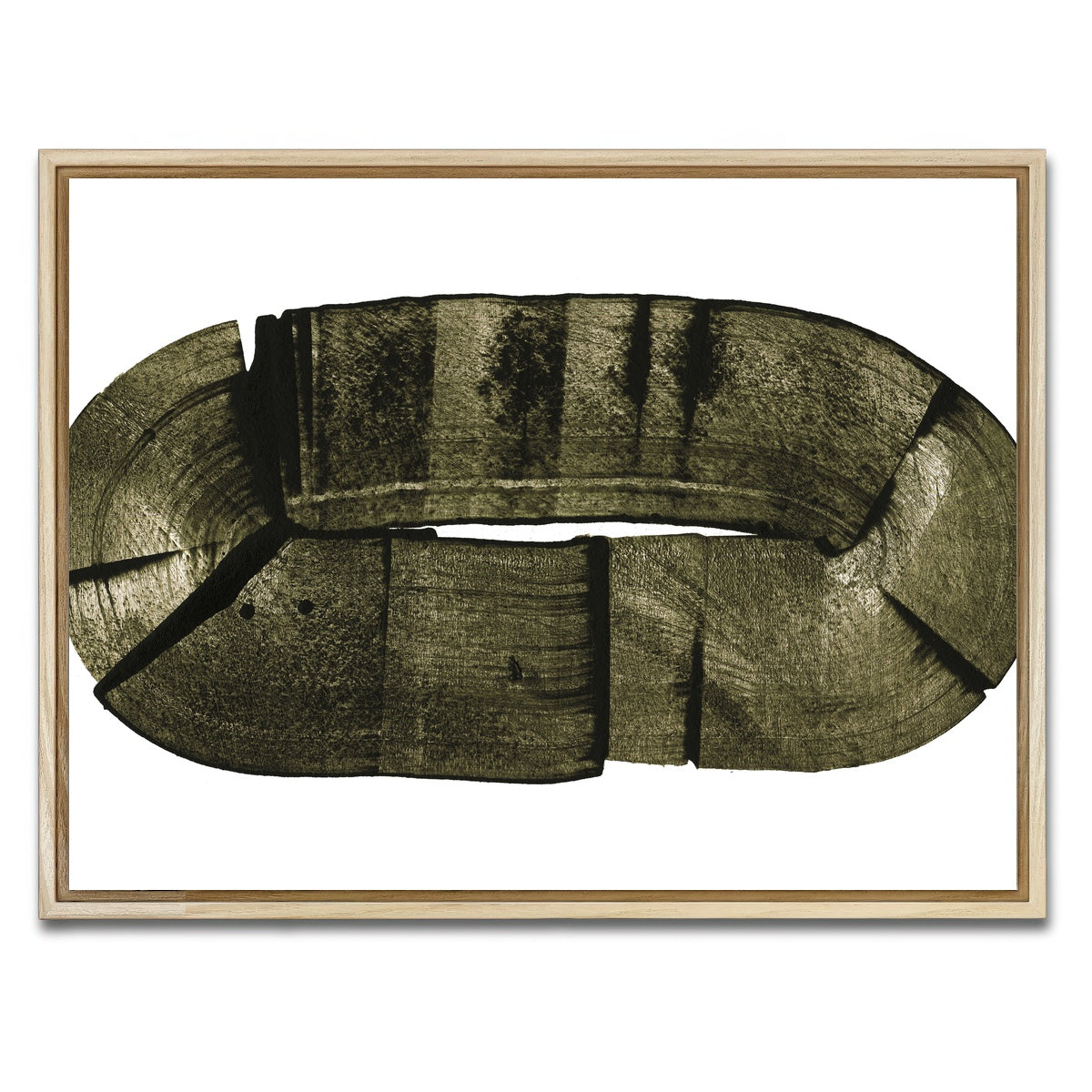 AUTO-MOCKUP WHITE | Oval lumber | 1 Piece | Natural Framed Canvas | group=4x3