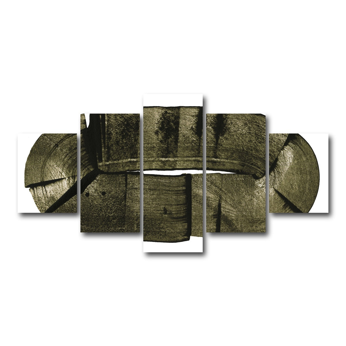 AUTO-MOCKUP WHITE | Oval lumber | 5 Piece | Gallery Wrap Canvas | group=5_short