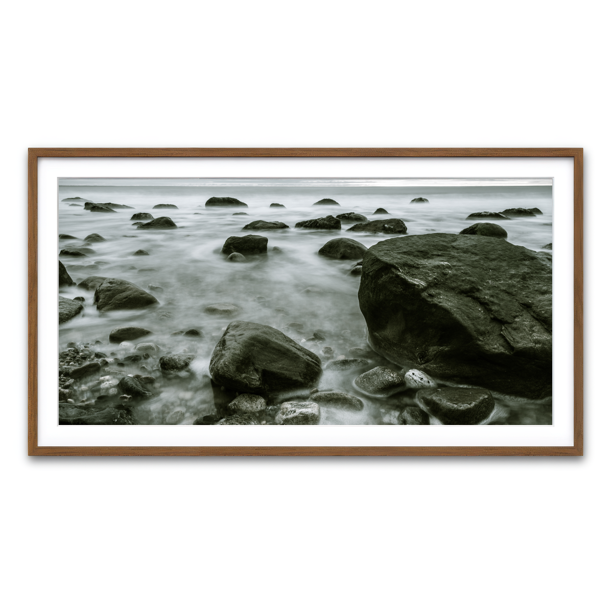 Framed Print 2x1 Walnut