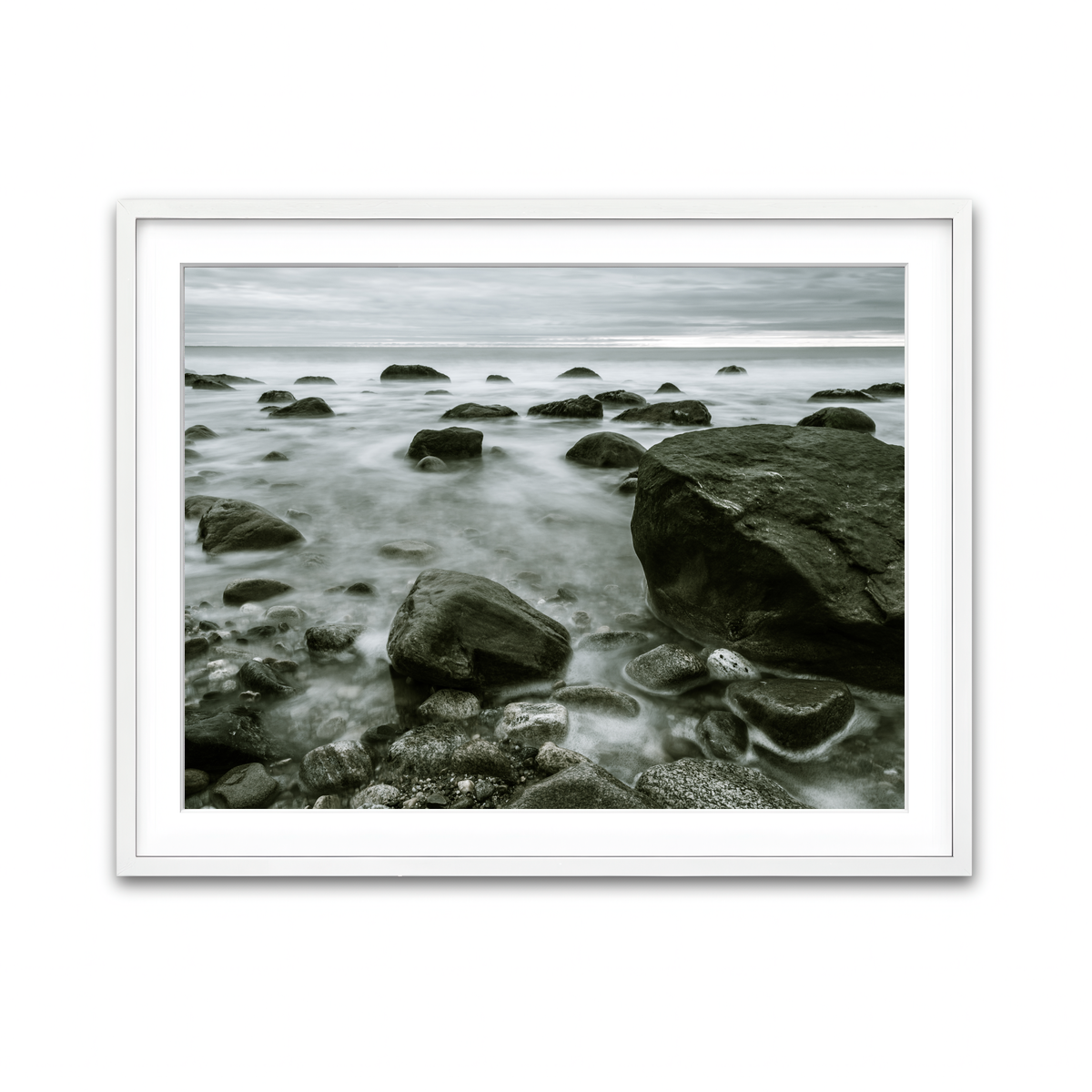 Framed Print 4x3 White