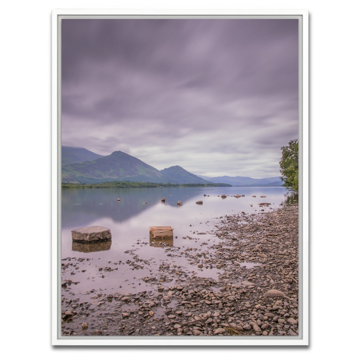 AUTO-MOCKUP WHITE | Overcast Reflections | 1 Piece | White Framed Canvas | group=3x4