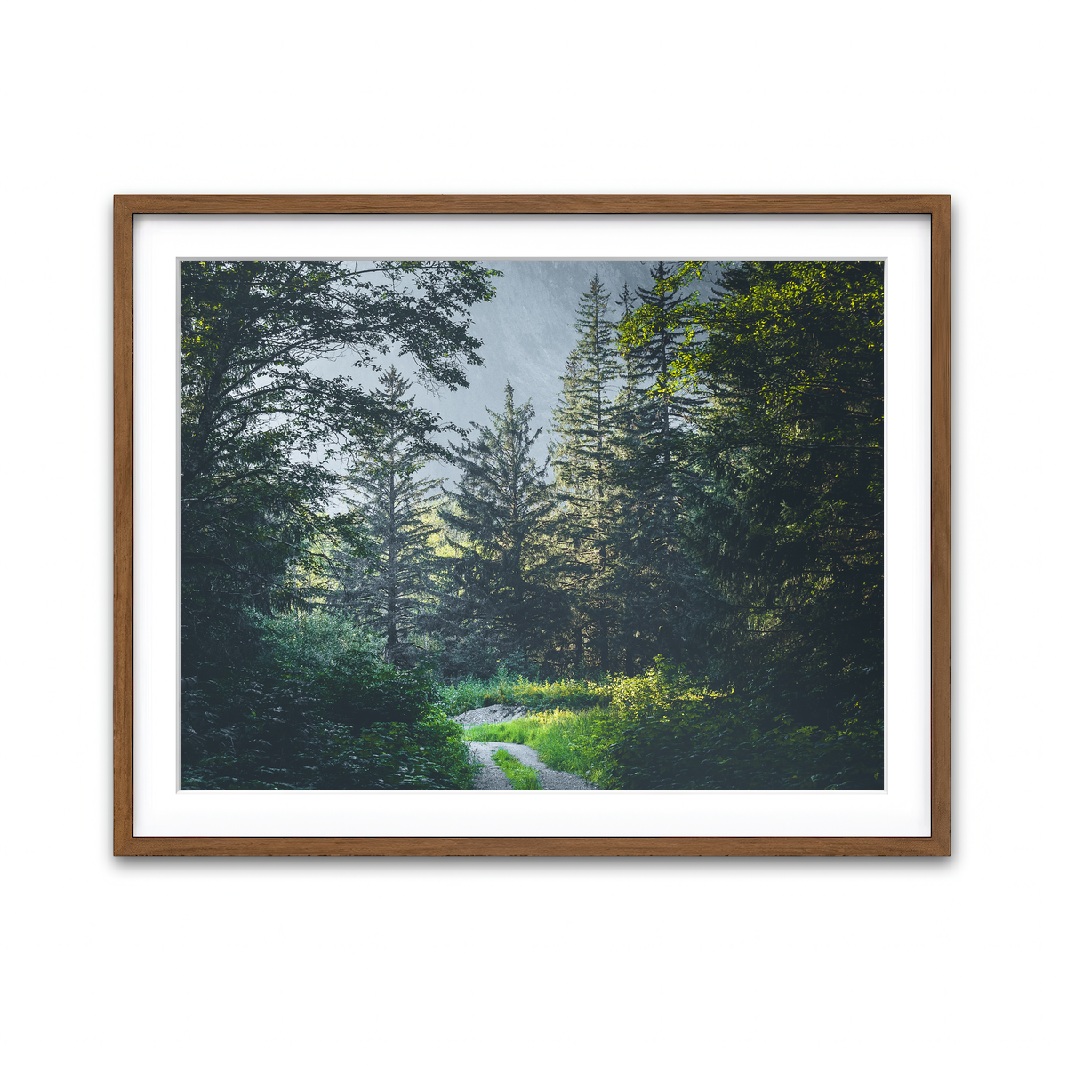 Framed Print 4x3 Walnut