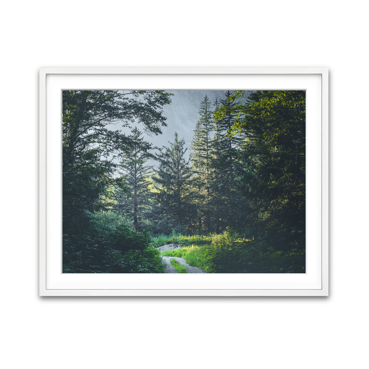 Framed Print 4x3 White