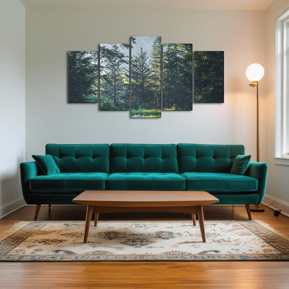 AUTO-MOCKUP ROOM | Overgrown Forest Path